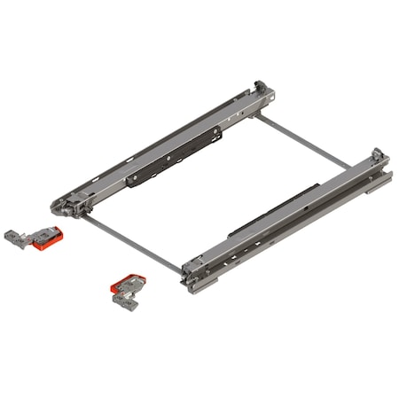 Blum 15in W Minimum Opening Movento Waste/Recycle Slide With Locking Devices -132 Lbs Weight Rating, PR 769R5337SD